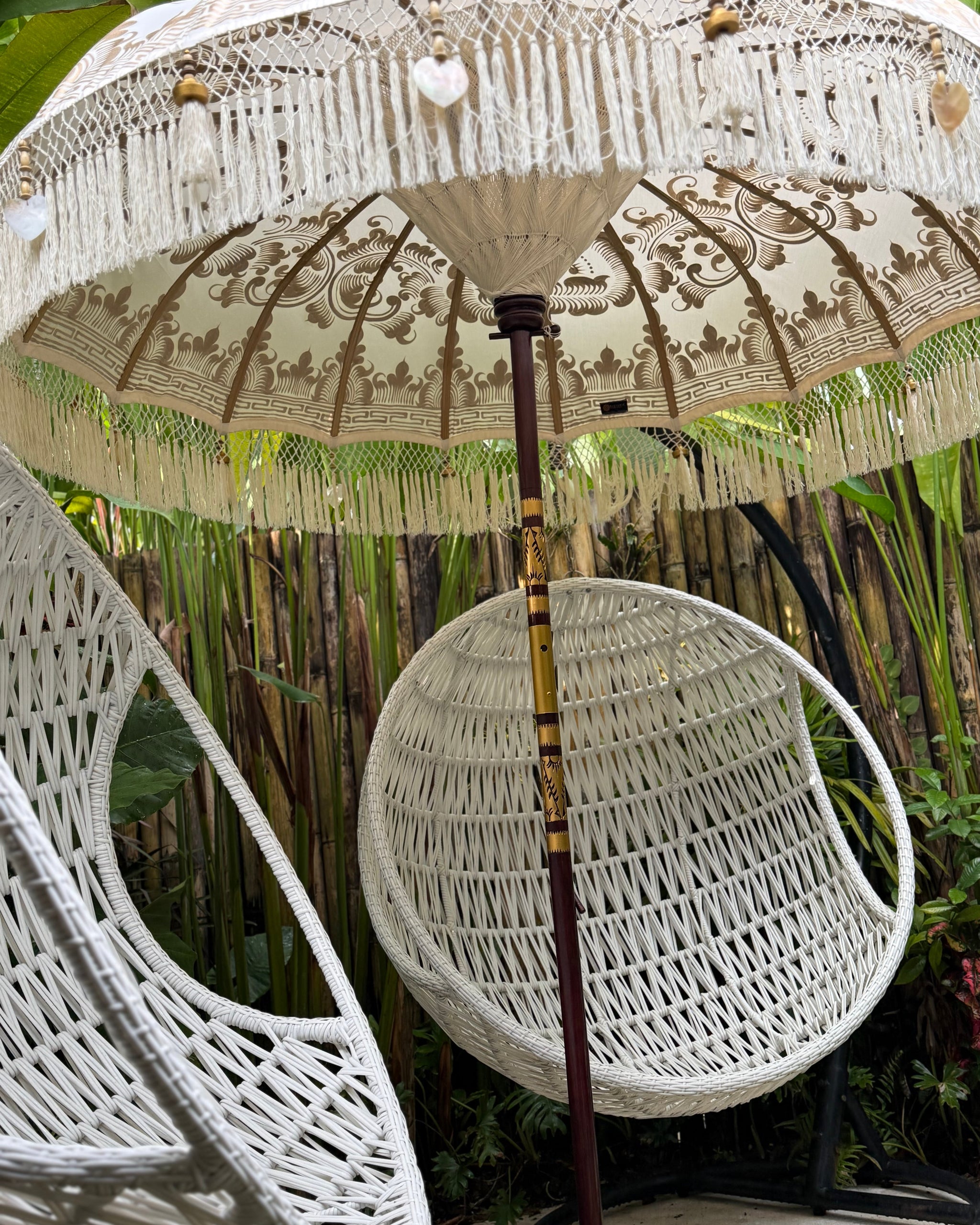 Golden Abbey Balinese Parasol