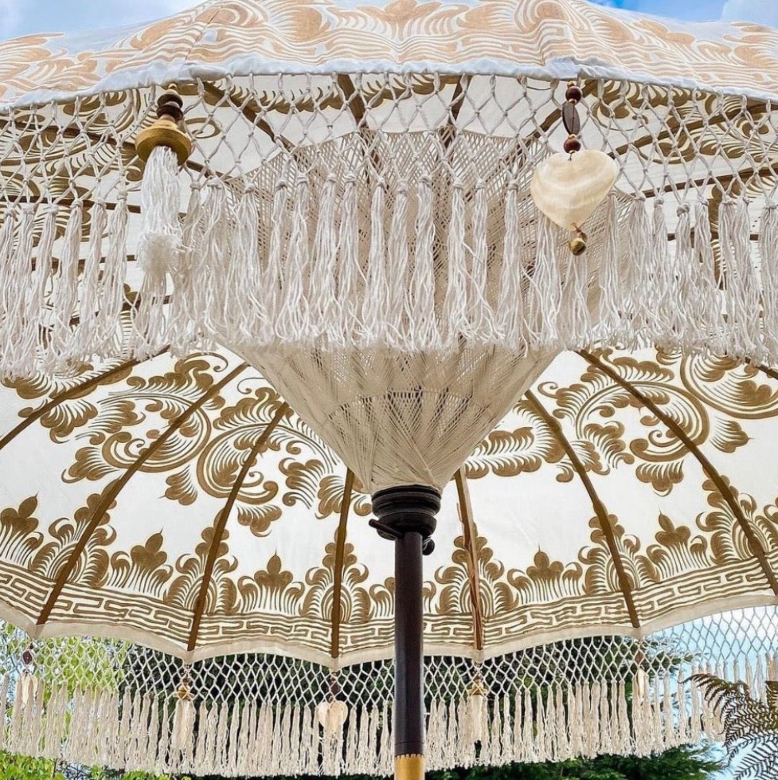 Golden Abbey Balinese Parasol
