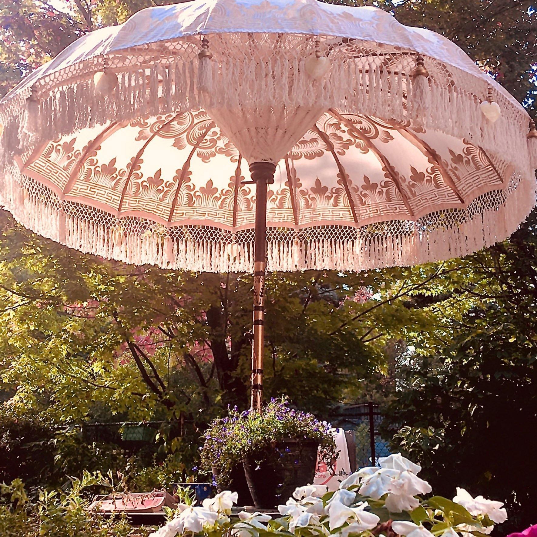 Golden Abbey Balinese Parasol